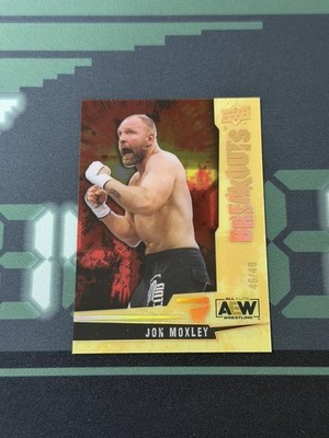 2024 Upper Deck AEW All Elite Wrestling Breakouts 41/49 Jon Moxley Card #BR-6