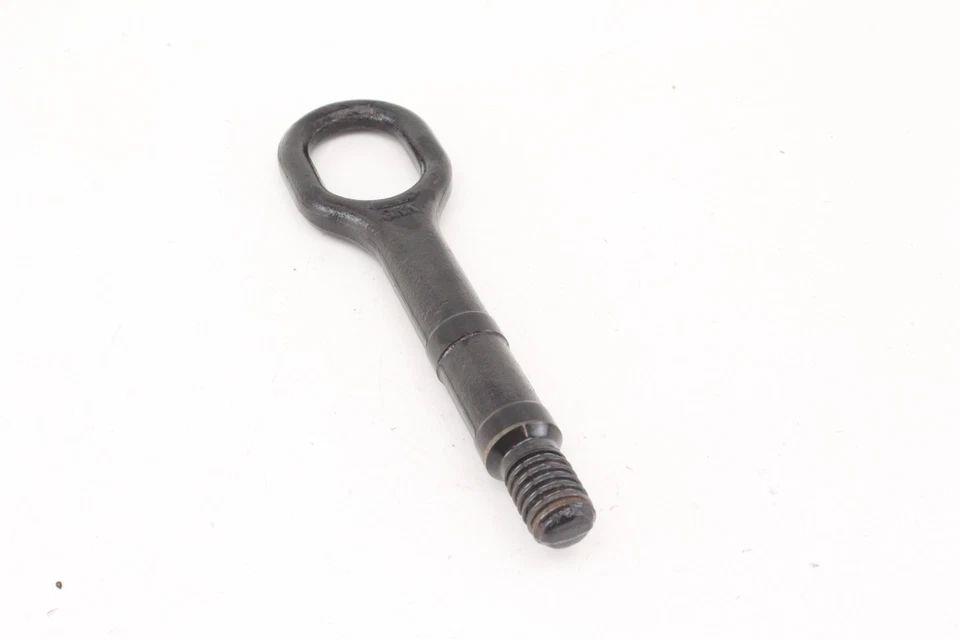 06-14 Volkswagen Jetta Towing Eye Hook Bracket Heavy Duty Black OEM 1T0805615A - Image 3 of 4