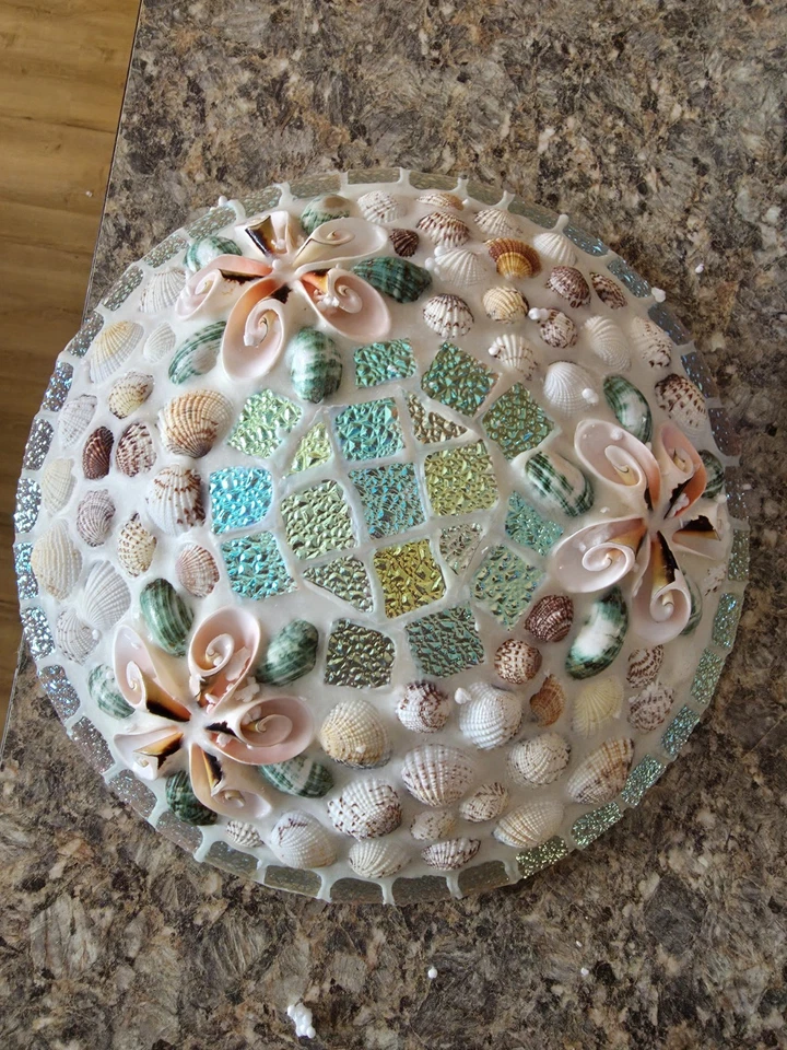 Iluminación de techo mediterránea con carcasa hecha a mano LITFAD techo LED Art Deco Foto 2 de 3