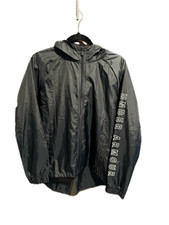 Under Armour Black Lightweight Windbreaker Jacket, Loose, Women's Medium
