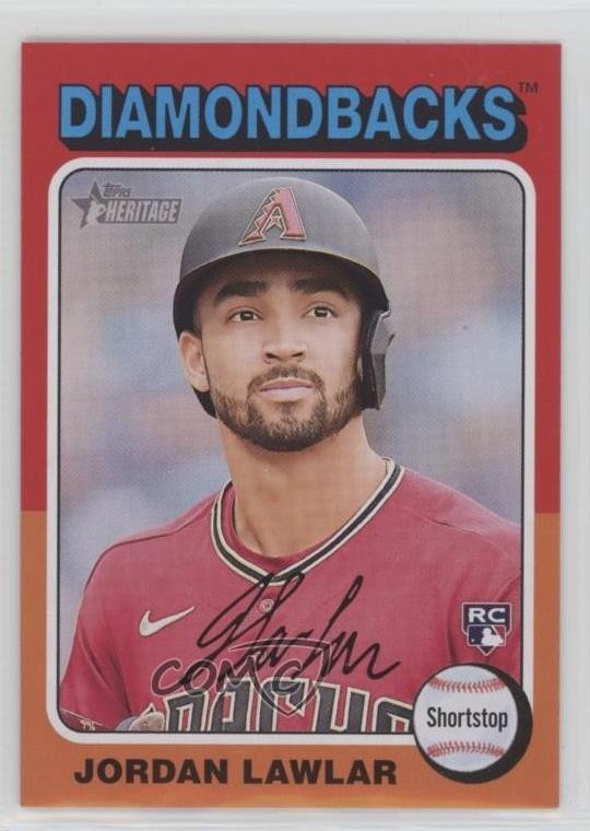 2024 Topps Heritage Jordan Lawlar #429 00jz