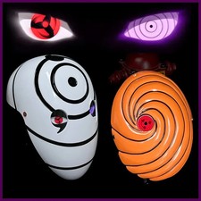 Glowing Naruto Mask Uchiha Bandai Spot Fei Sharingan White Mask Full Face