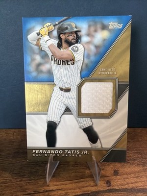 2026 Topps Series 2 #MLM2-FTJ Fernando Tatis Jr. Game Used Jersey Blue /150