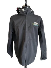 Aflac Racing Mens Jacket 2XL Softshell Waterproof Hooded Black Stormtech