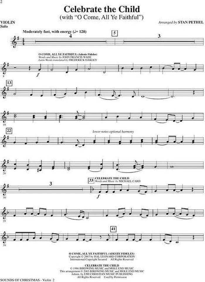 Sounds of Christmas - Solos with Ensemble Arrangements for Two or More Players - Image 4 of 4
