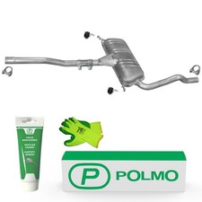 POLMO Auspuff Mittelschalldämpfer mit E-Prüfzeichen /2396