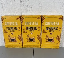 3X Coffeeza Turmeric Coffee Capsules Box of 10 BB: 10/12/25 Nespresso Compatible