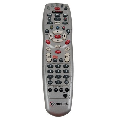 Comcast Universal Remote Control Silver Black DVR On Demand Replacement Tested