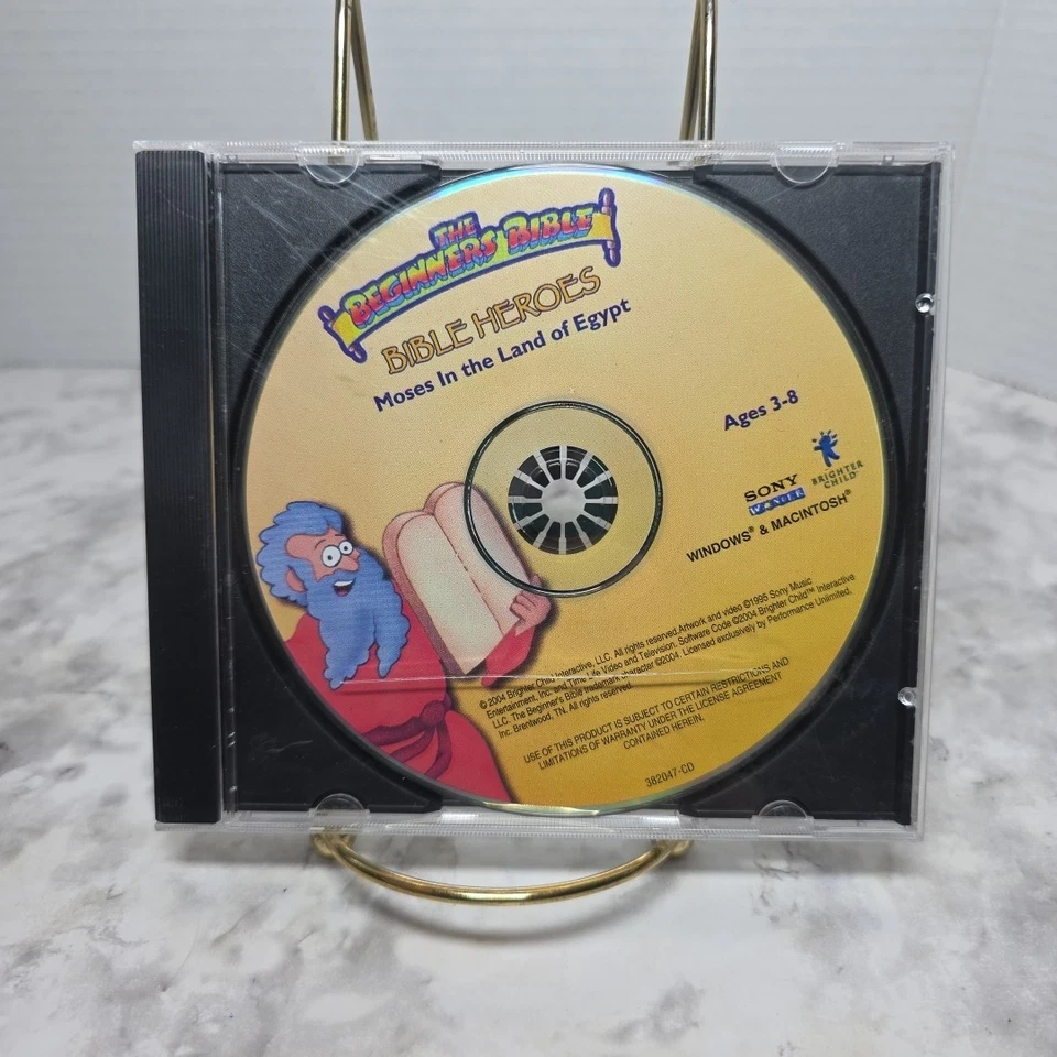 Vintage Brighter Child The Beginners Bible CD-ROM Lot of 2 Discs Only Mac/PC - Image 2 of 4