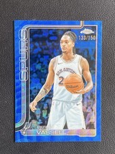 Devin Vassell 2025-26 Topps Chrome Blue Wave Refractor Base /150 #202