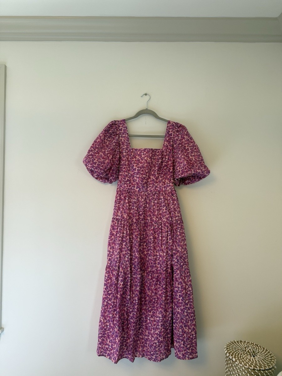 Pink Multi Floral Estella Midi Dress Hyacinth House Pink Multi Floral / S