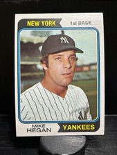 Mike Hegan #517 1974 Topps New York Yankees