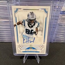 Panini National Treasures Kobe Hudson #126 Holo Silver 25/25 Carolina Panthers