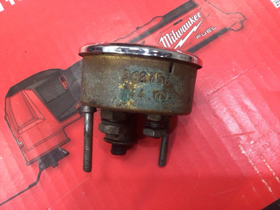 Rare Lucas amp-meter 12v Classic Automotive With Red Needle - Image 3 of 3