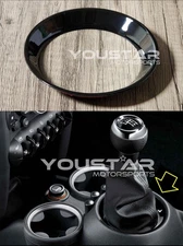 1x GLOSS BLACK Manual Gear Stick Surround for MINI Cooper R55 R56 R57 R58 R59 MT