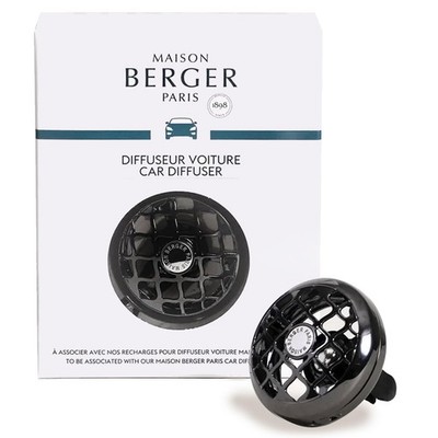 MAISON BERGER Luxury Car Air 1 Count (Pack of 1), Resonance Gunmetal 