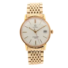 Vintage 34.5mm 1966 Omega 136.011 Seamaster 600 Date Men's Automatic Gold Plated