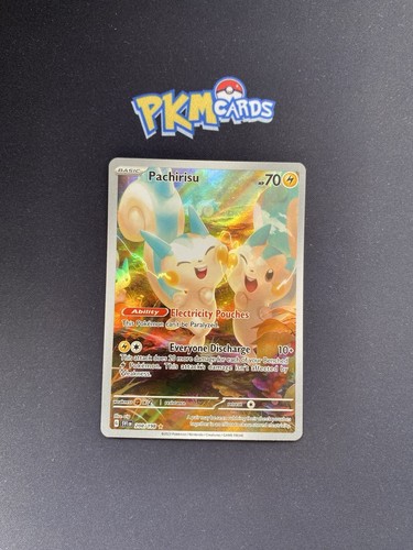 Juego de Cartas Coleccionables Pokémon Pachirisu Escarlata y Violeta 208/198 Ilustración Raro LP. - Imagen 1 de 3