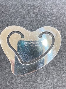 TIFFANY & CO. Sterling Silver 925 Elsa Peretti Heart Bookmark