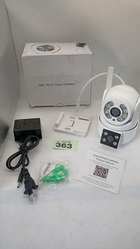 Dual Security Camera Outdoor 1080P Pan-Tilt 360 Surveillance Floodlights 2.4G