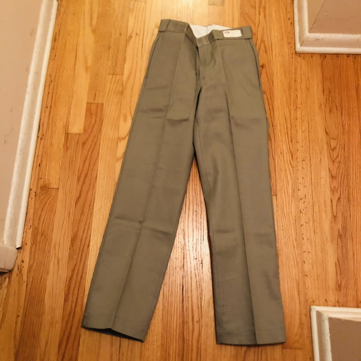 Rare Vintage 70/80s Dickies Carpenter Work Pants Gray 29x31 - Made in USA - NEW