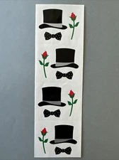 Mrs. Grossman's Stickers | HAT ROSE BOWTIE | Retired Creative Memories