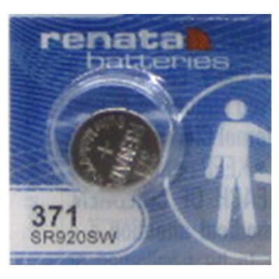 Renata 371 SR920SW D371 LR920 LR921 AG6 Battery