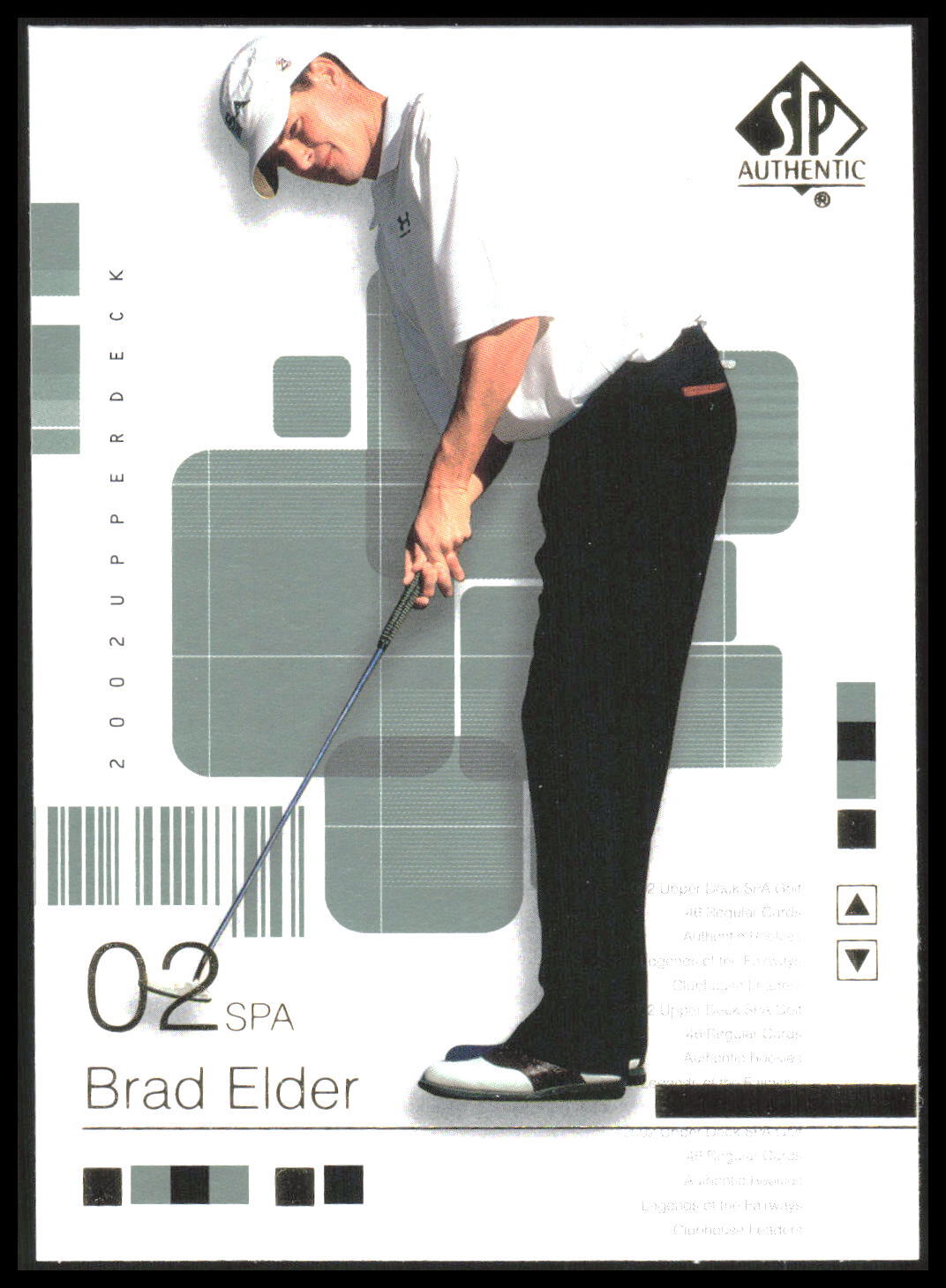 2002 SP Authentic Brad Elder # 35SPA 2K
