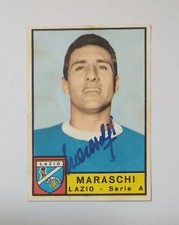 Figurina AUTOGRAFATA 1963/64 MARASCHI Lazio FC autografo epoca Originale NO FOTO