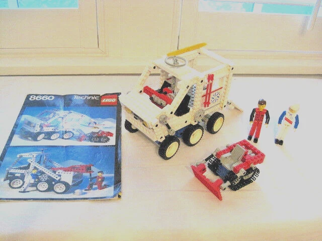 Lego 8660 Arctic Rescue Unit Technic Vintage 1986 Complete w Instructions