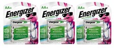 3  Energizer NiMH AA 1.2V 2.3Ah Rechargeable PowerPlus Pre-Charged Battery 4 pk