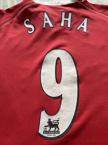 Louis Saha #9 / Manchester United - vintage Nike 2006/07 Heimtrikot Football Kit - Bild 7 von 9