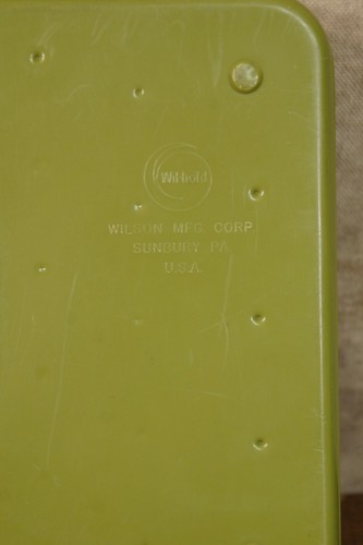 Mid Century Modern Lime Green Plastic Spool Thread Holder Sewing - Picture 5 of 5