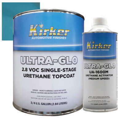 0.75 Gallon Kirker Ultra-Glo Car Paint Coastal Blue UA-41082 with