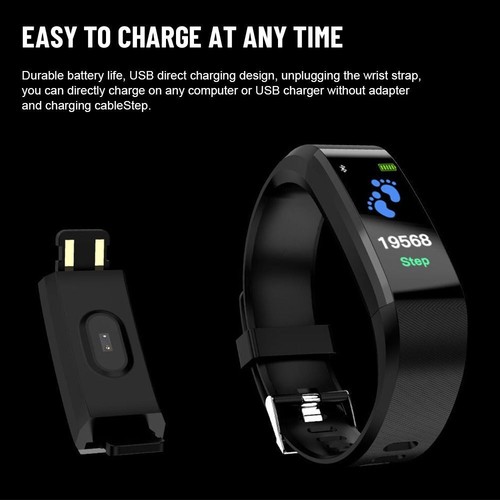 Bluetooth Intelligent Watch Sports Bracelet Smart Bracelet Fitness Tracker - Zdjęcie 12 z 17