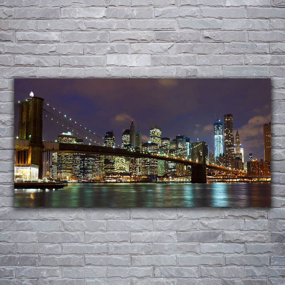 Tableau image impression 120x60 photo sur toile architecture et pont