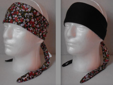 Nike Dri-Fit Printed Reversible Bandana Head Tie Firewood Orange/Black/White