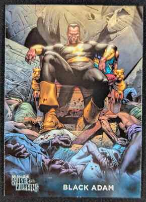2015 CRYPTOZOIC BLACK ADAM DC COMICS  - SUPER VILLAINS -  Card #7 (NM)