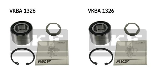 SKF 2X Radnabe Radlagersatz Hinten FüR Opel Omega B Vauxhall Senator MK II V94-image