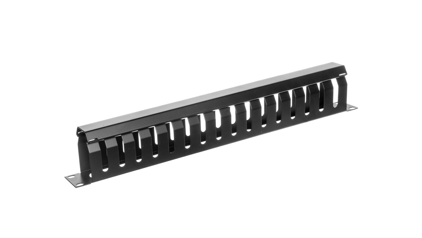 Cable organizer 19 inches 1U W/40xD/70 black DN-97617 /T2UK