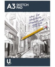 A3 Sketch Pad Book White Paper Artist Sketching Drawing Art Craft