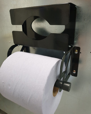 Werkstatt, Garage, Industrie Stahl Papierrollenhalter & Vinyl Handschuhfachhalter