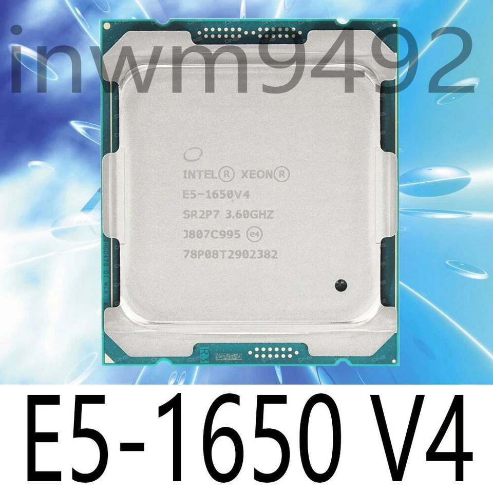 Intel Xeon E5-1650 V4 SR2P7 6-Core 3.60GHz 15MB LGA2011-3 Server CPU Processor - image 1 of 1