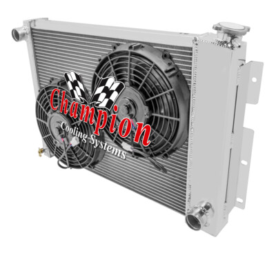 3 Row ER Radiator,10'' Fans-1967-1969 Trans Am Small Block (Manual Trans)