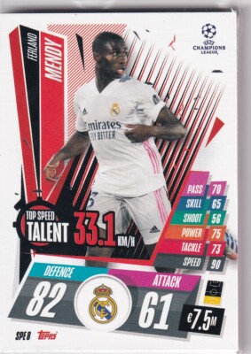 Topps Match Attax Champions League 20/21 Top Speed Talent SPE8 Ferland Mendy