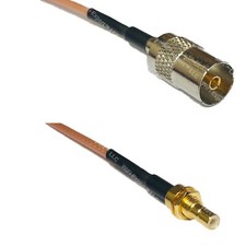 RG316 DVB TV Pal Female to SMB MALE BULKHEAD RF Cable Rapid-SHIP LOT
