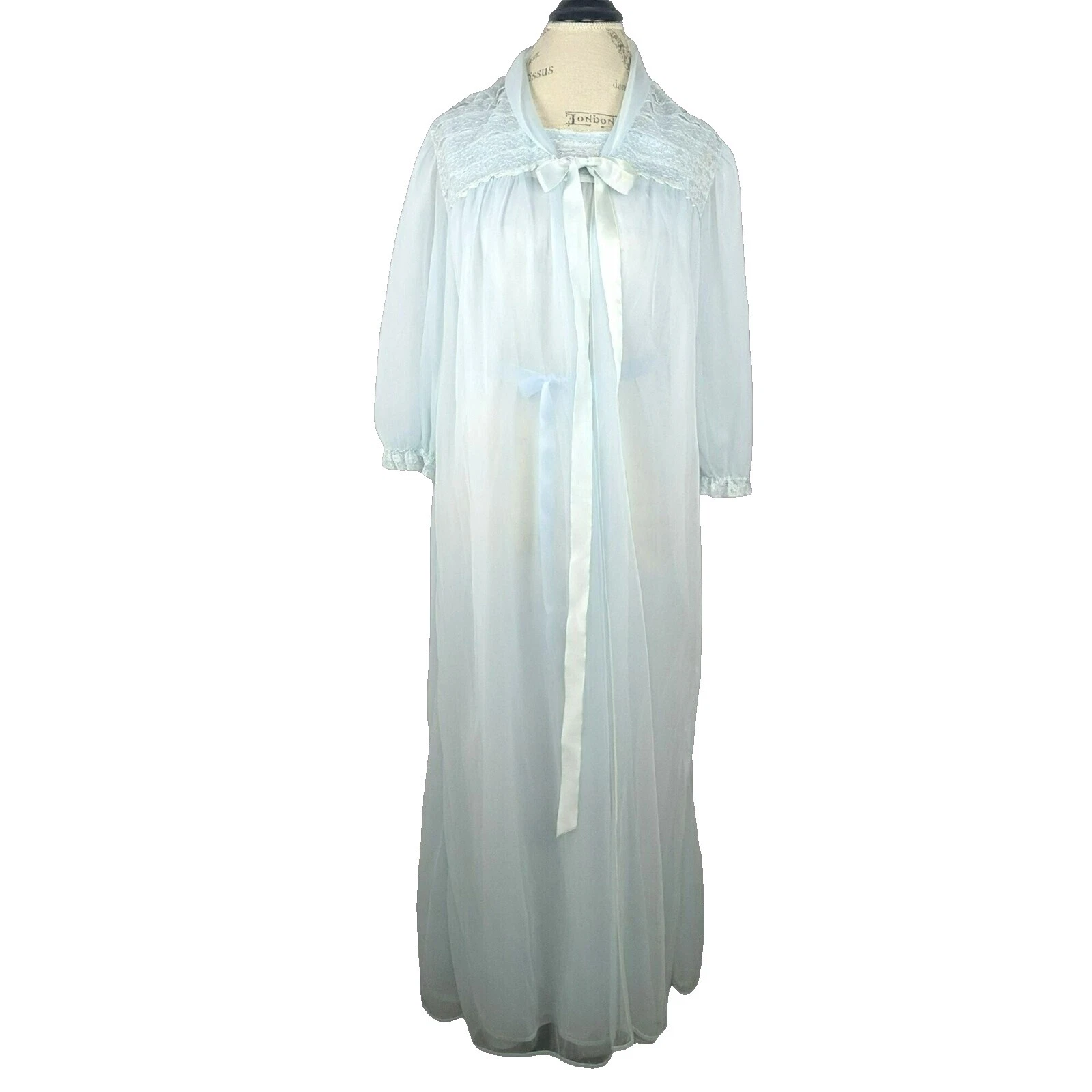 Шифоновые винтажные пижамы и халаты для женщин