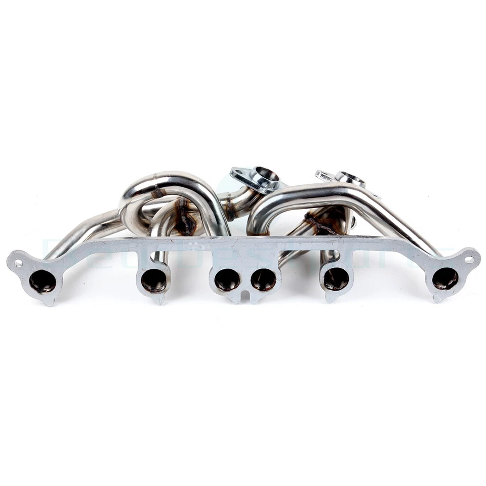 CABEZAL/ESCAPE COLECTOR CARRERAS ACERO INOXIDABLE para 00-06 Jeep Wrangler TJ 4,0 L l6 Foto 4 de 4