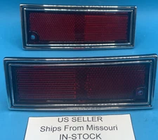 PAIR Side Marker Lamps for 1980 to 1990 Chevy Caprice NEW Lights Left Right Set 
