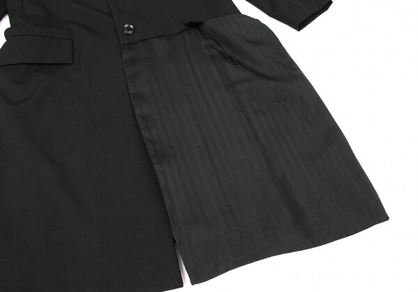 Y's Wool Gabardine Cutting Long Jacket Size 1(K-136454) | eBay